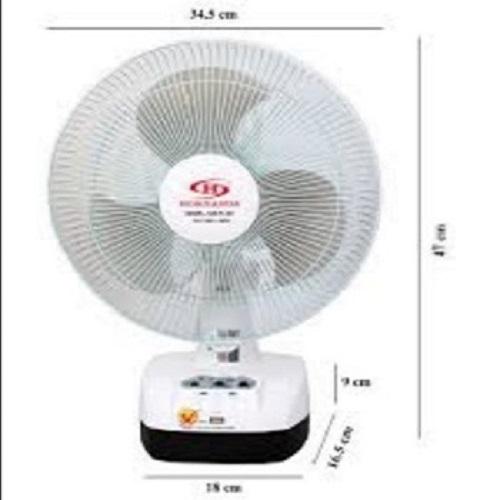 QUẠT SẠC TÁC ĐIỆN HONJIANDA FL 301 (1 BÌNH CÓ CỔNG SẠC USB )