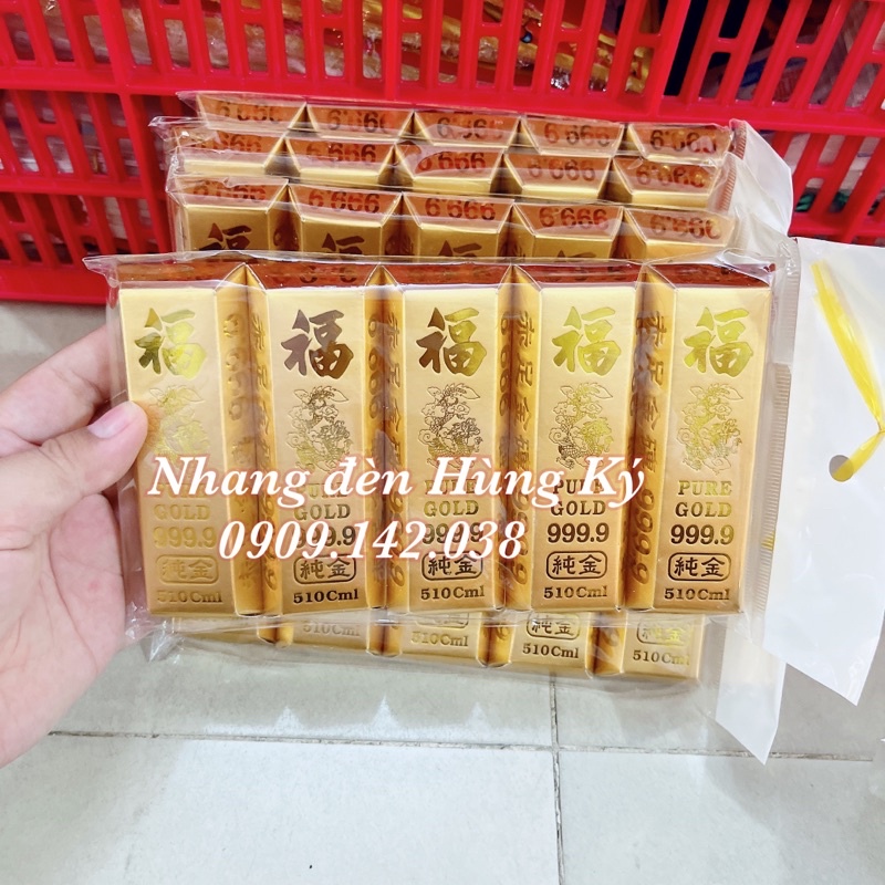 Hàng mã vàng thỏi cây 9999 giấy 1 bao 5 thỏi