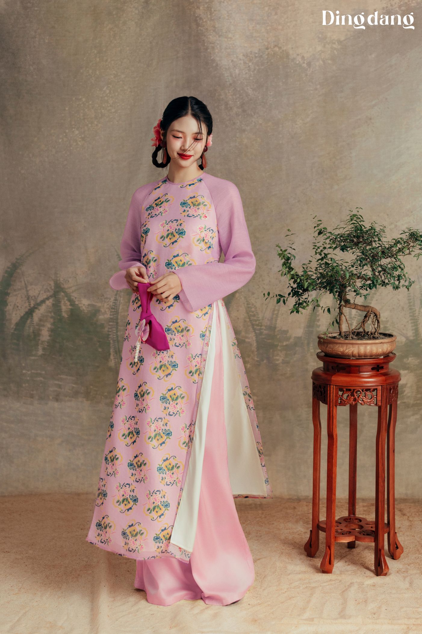 Áo Dài Ngũ Phúc - Đing Đang