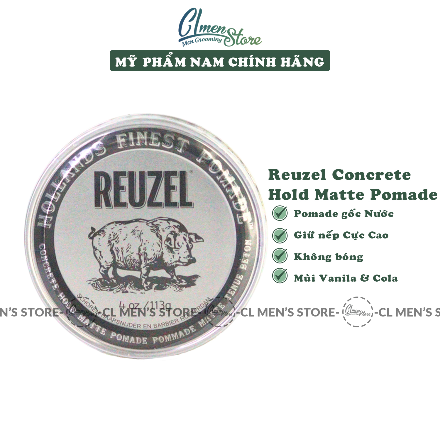 Reuzel Pomade tạo kiểu tóc Full size