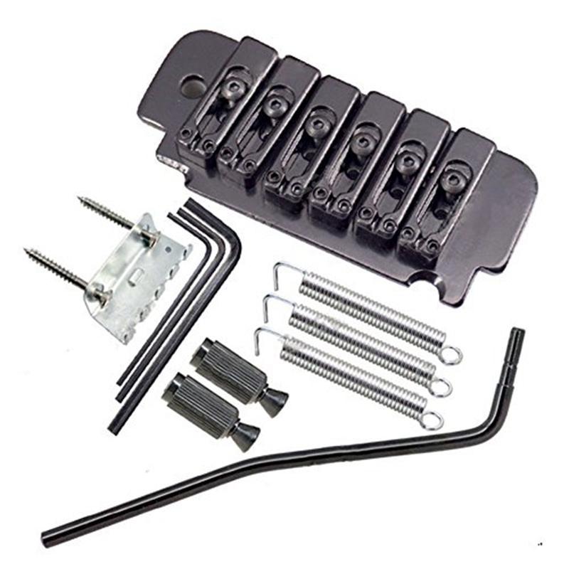 6-String Saddle Tremolo Bridge for Electric Guitar Heavy Duty Thick Base