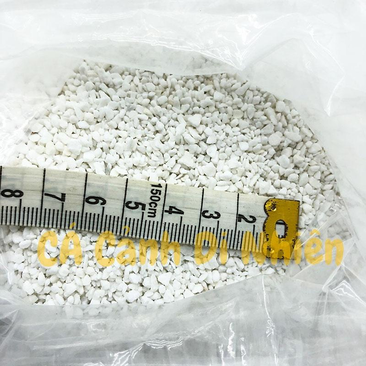 Bịch sỏi Trắng MỊN 1 KG trang trí hồ cá cảnh