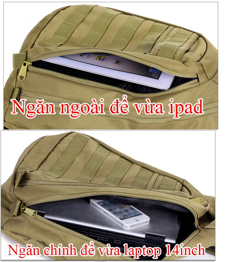 [HCM]Balo chiến thuật một quai.