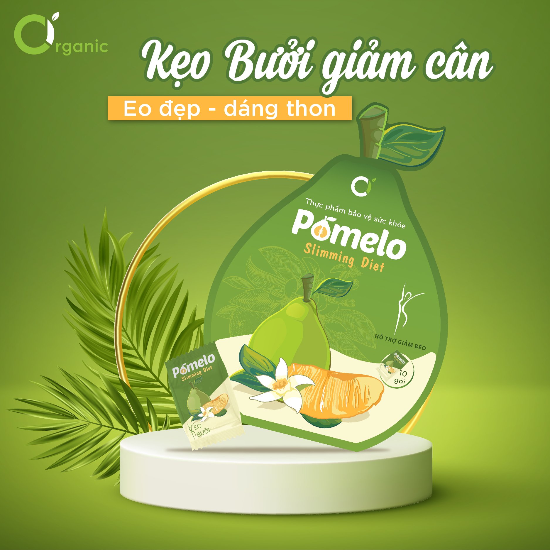 Kẹo bưởi giảm cân Pomelo CiOrganic