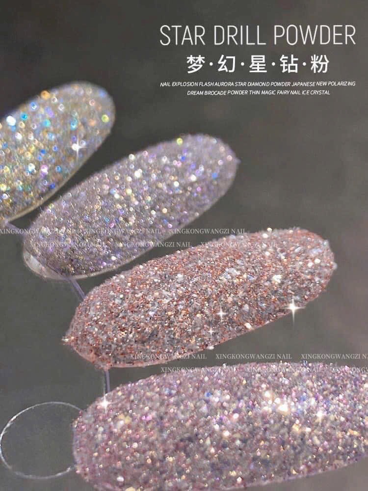 Set Nhũ Flash Trang Trí Móng 6 ô - TGN937
