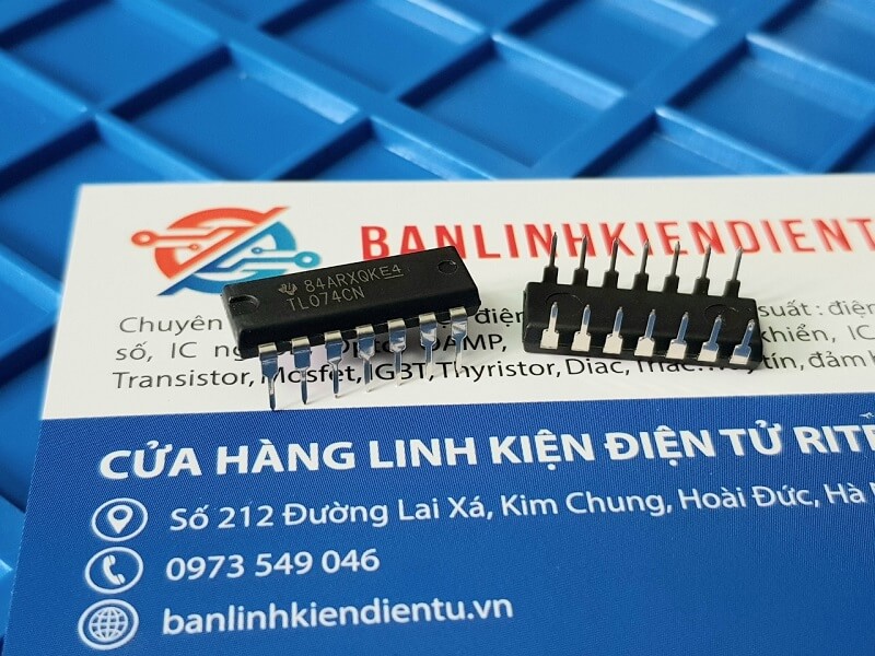 TL074CN TL074 IC Số DIP-14 (hàng nhập khẩu)