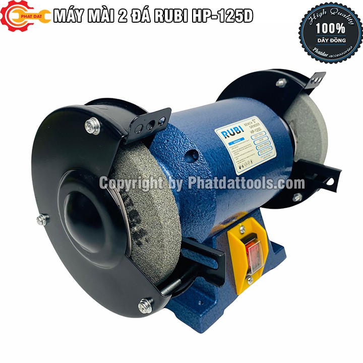 Máy Mài Hai Đá  RUBI HP-125D máy mài 2 đã mini