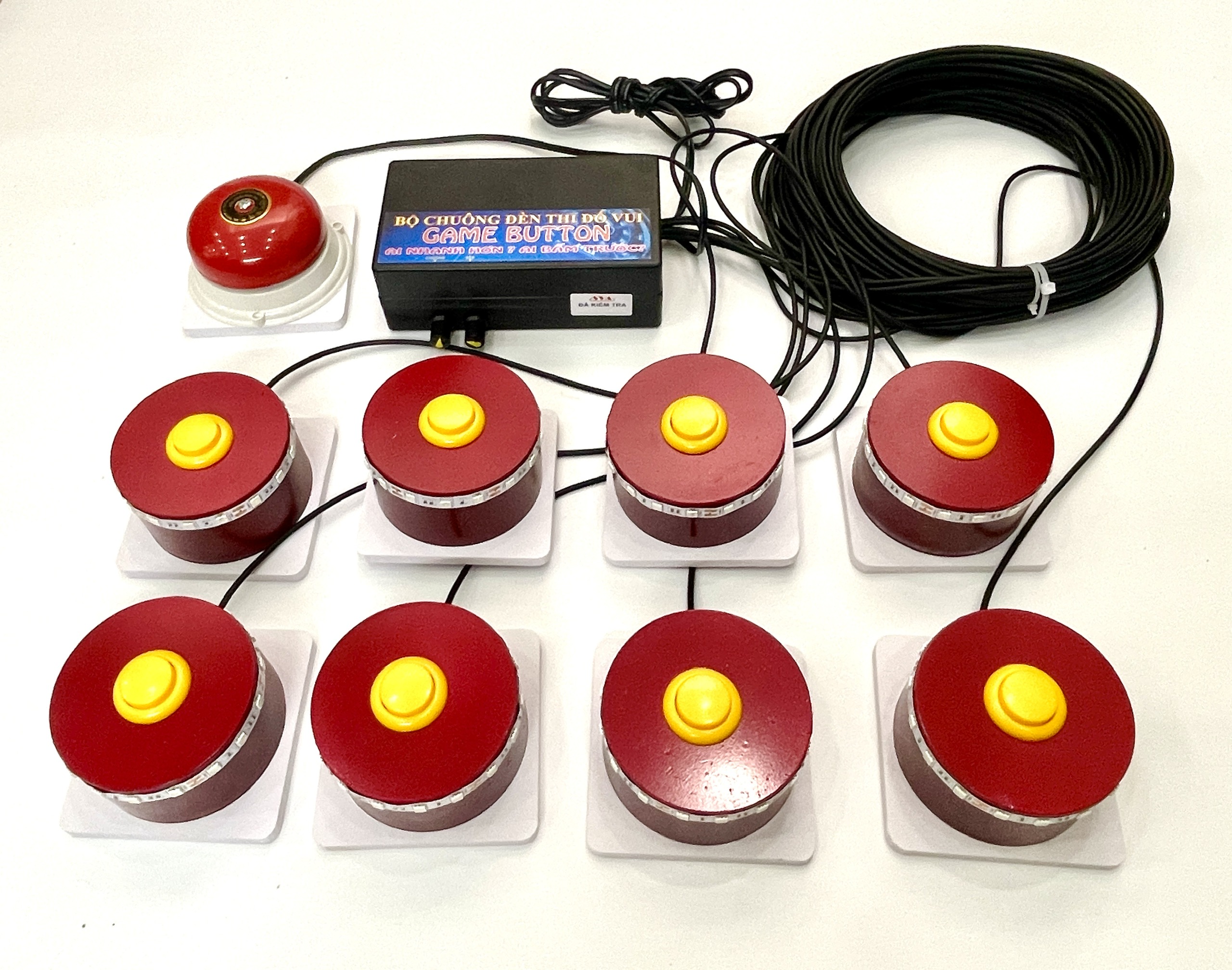 BỘ CHUÔNG ĐÈN THI ĐỐ VUI - CHUÔNG ĐIỆN GAME SHOW