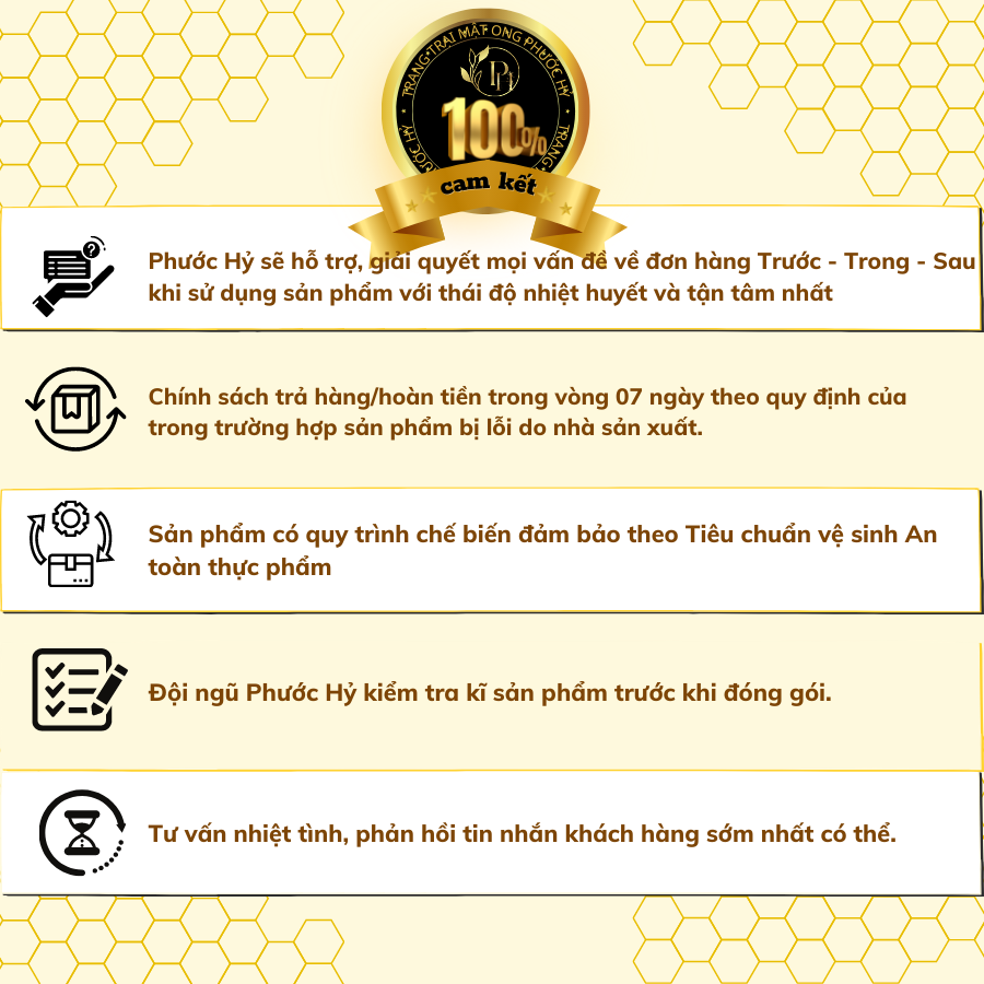 phấn hoa nguyên chất Phước Hỷ 500g