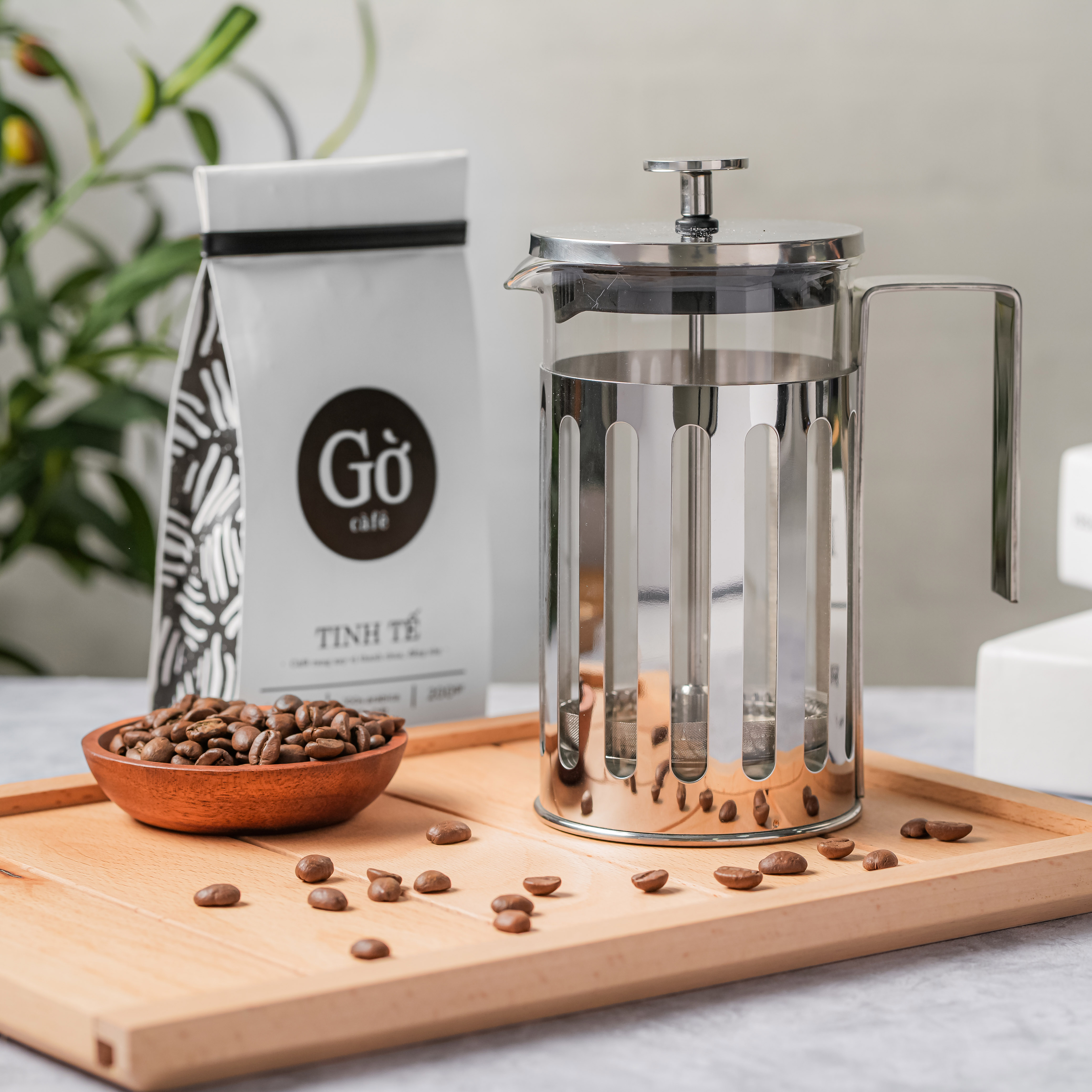 Bình French Press- Bình pha cà phê kiểu Pháp inox 304
