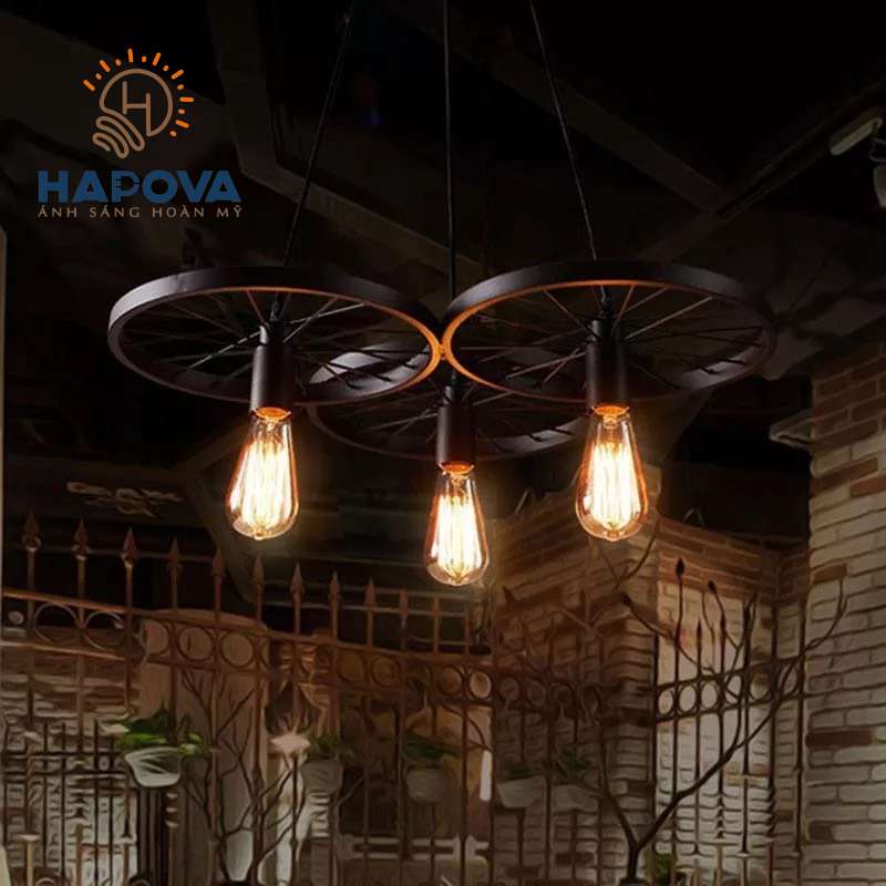 Đèn thả trần bánh xe HAPOVA RISTE 7089/1