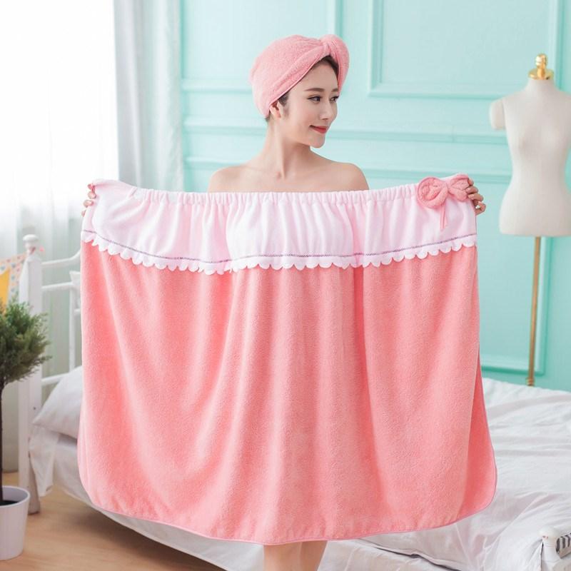 Mùa Đông Thẩm Mỹ Viện Dày Khăn Tắm Cỡ Lớn Nhung San Hô Áo Choàng Tắm Hơn 100% Cotton Hút Nước Có Thể Mặc Kiểu Nam Người Lớn Ngực Váy Tắm