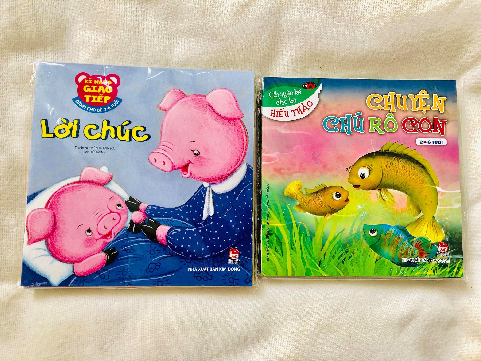 SÁCH - Combo Chuyện Kể Cho Bé Hiếu Thảo + Kỹ năng giao tiếp (dành cho bé 2-6 tuổi)