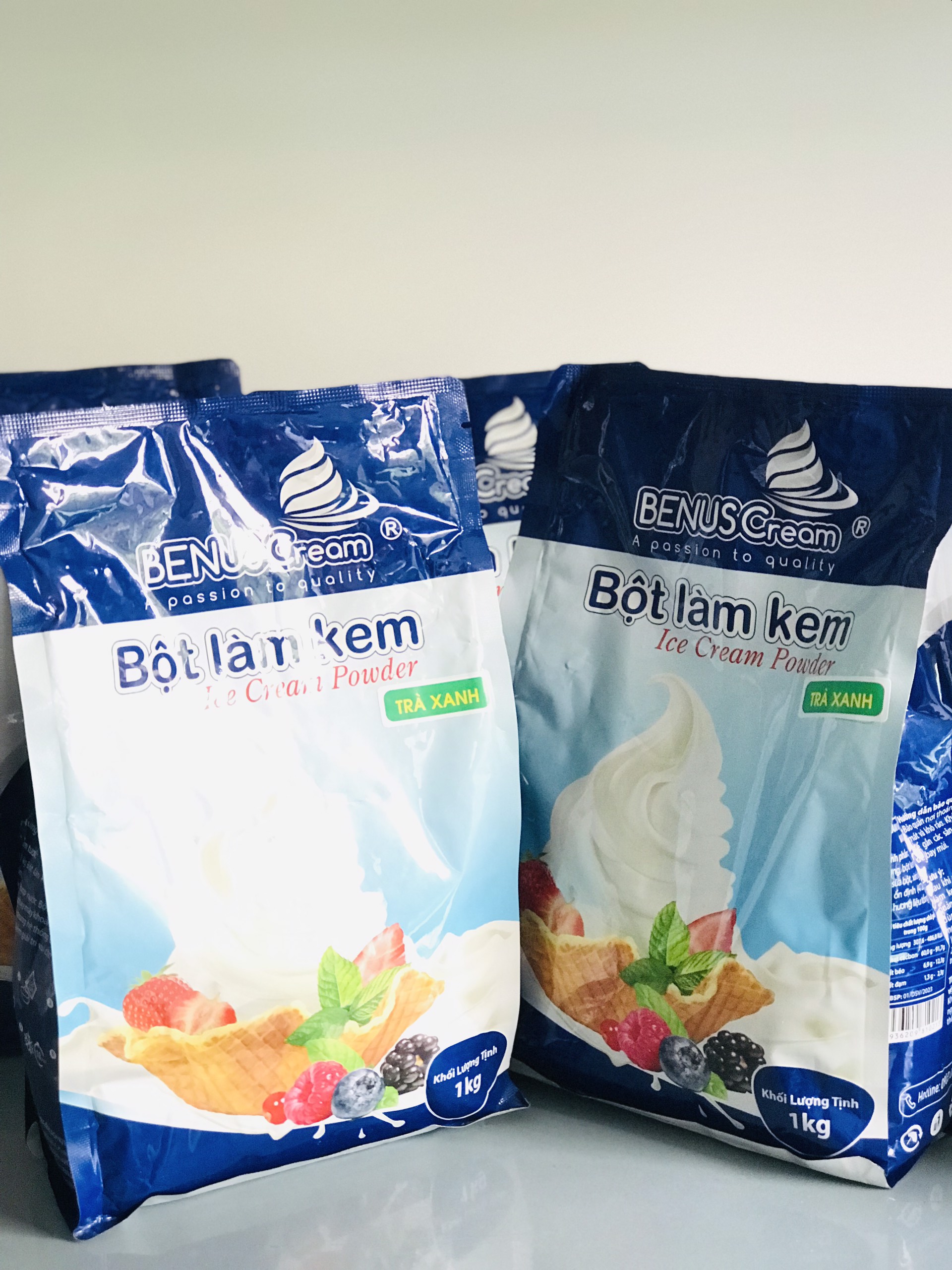 Bột làm kem tươi vị Sâm Dứa