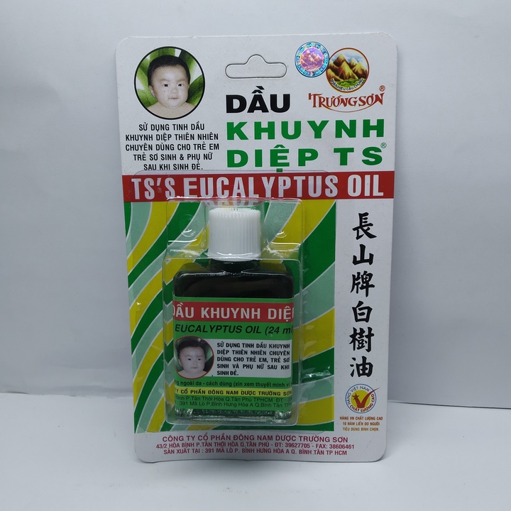 DẦU KHUYNH DIỆP TRƯỜNG SƠN CHO BÉ - LỌ 24ML
