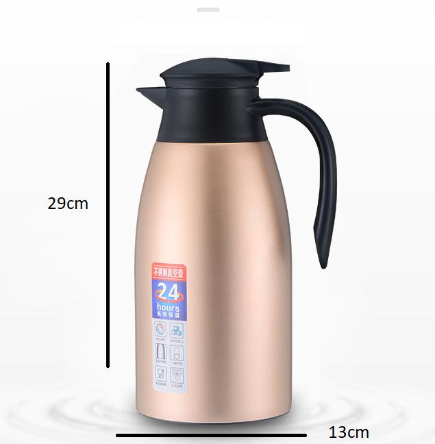 Euro Quality  Bình đựng nước giữ nhiệt THERMO JUG 2L SUS 304 cao cấp