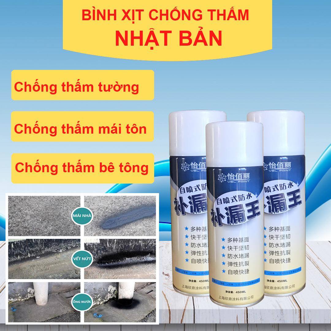 [ LOẠI TỐT ] - CHAI XỊT CHỐNG THẤM CHỐNG DỘT NANO 450ML