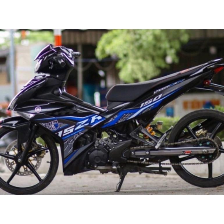 Tem rời ex 150 y15zr xanh đen 2022