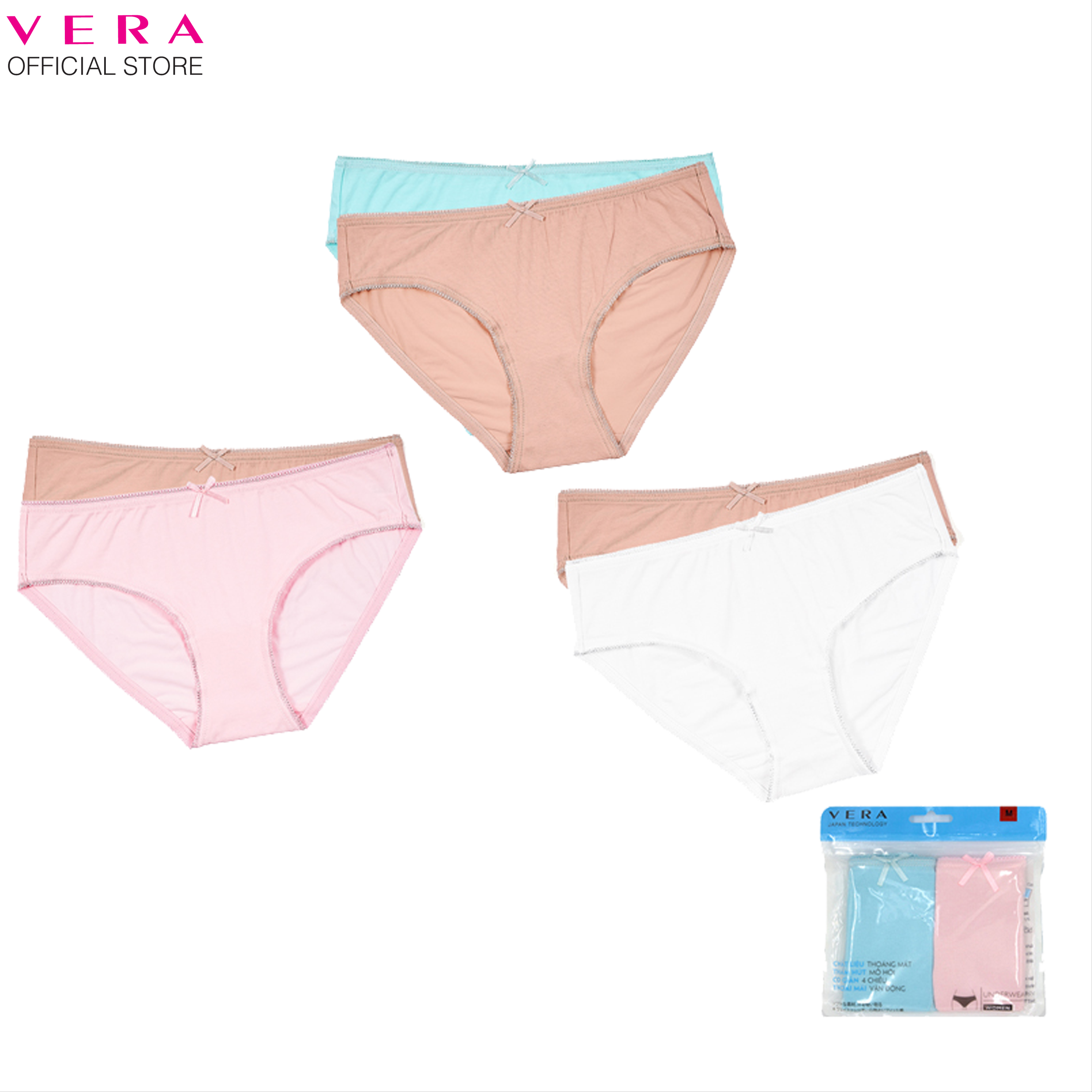 Combo 06 Quần Lót Nữ Cotton Modern Brief VERA 7167 Cùng Giá Khuyến Mãi Hot Combo 06 Quần Lót Nữ Cotton Modern Brief VERA 7167 Cùng Giá Khuyến Mãi Hot