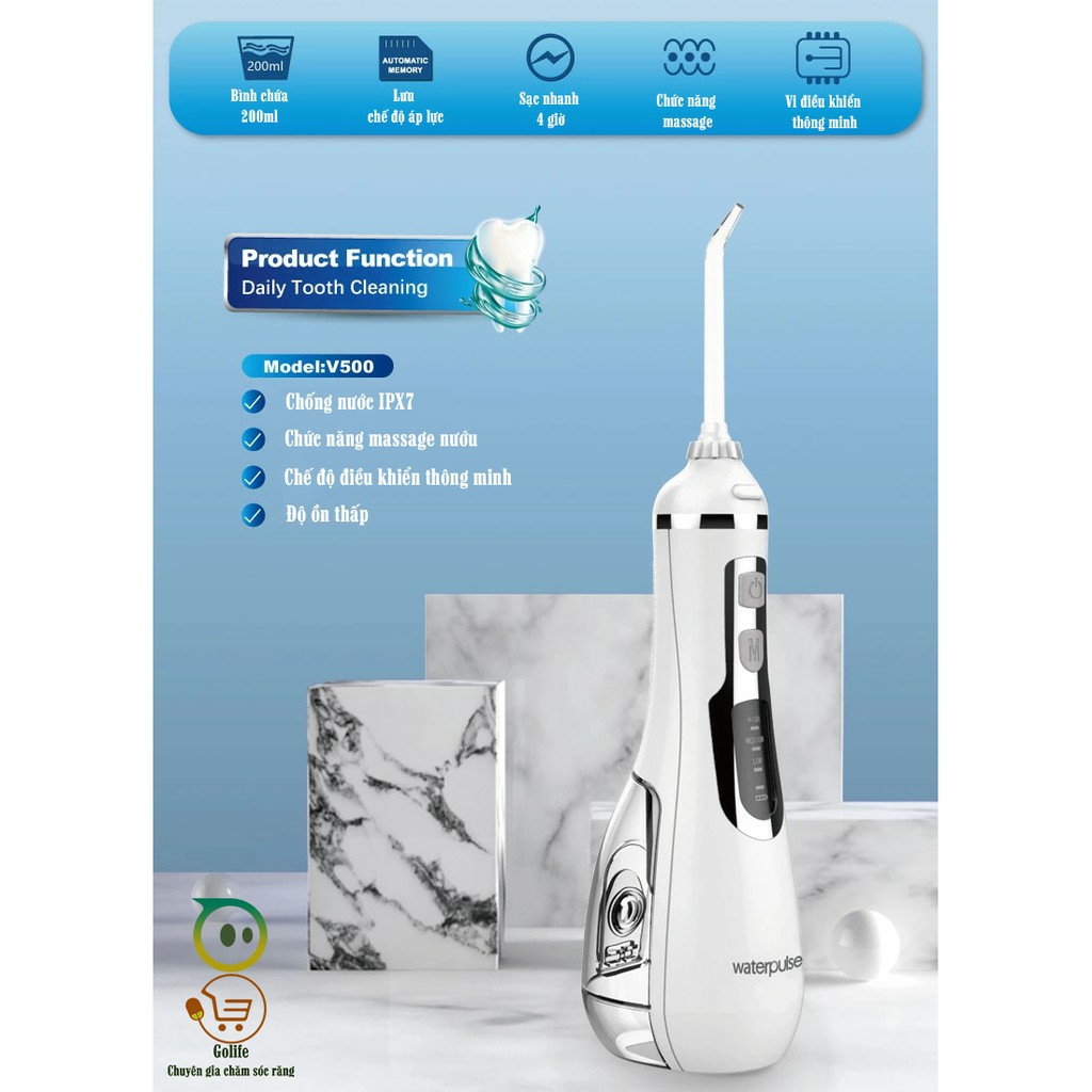 Máy tăm nước Water pluse V500 pro xịn xò