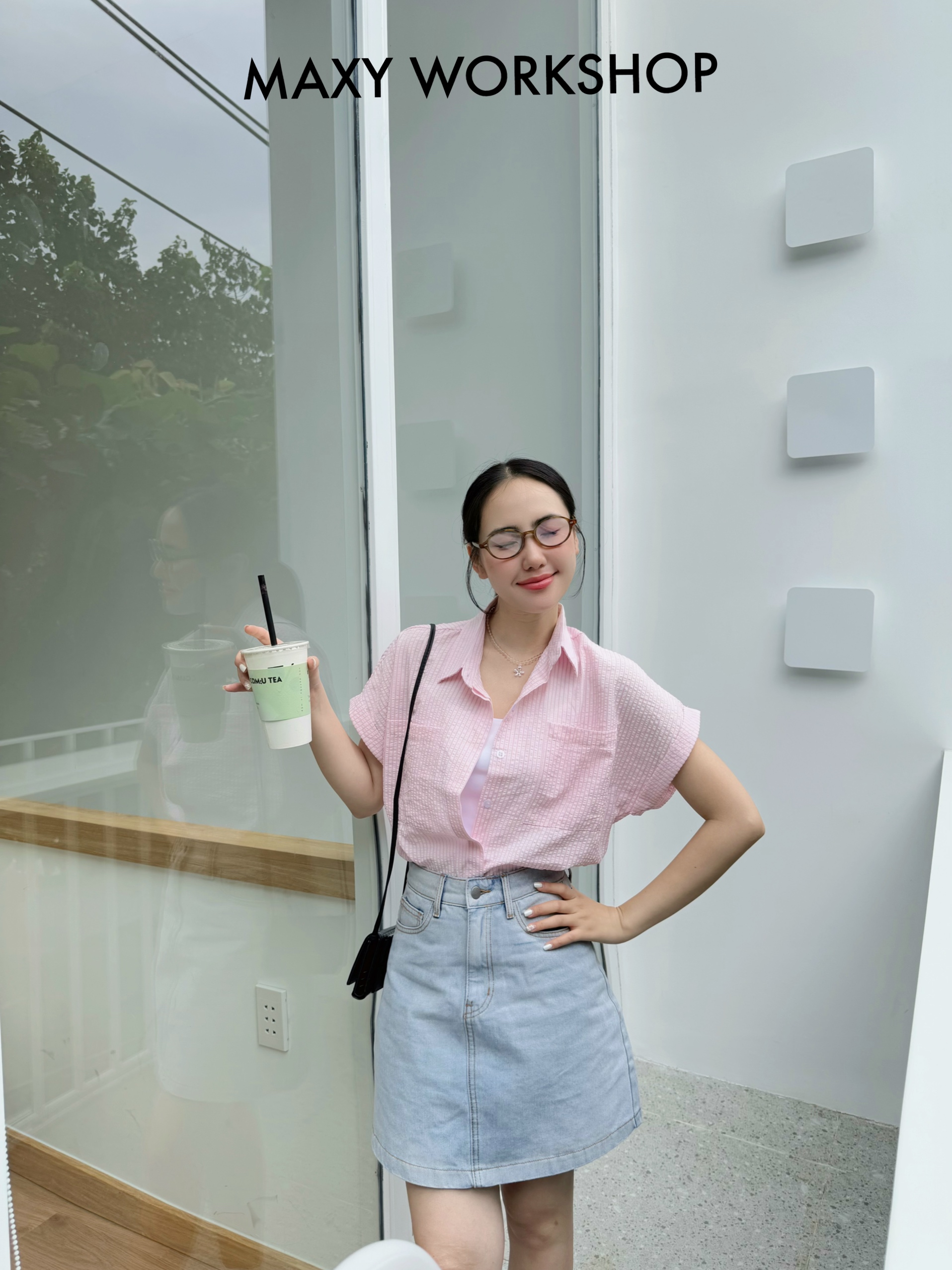 Quần váy nữ cá tính Jeans Skirt Maxy Workshop
