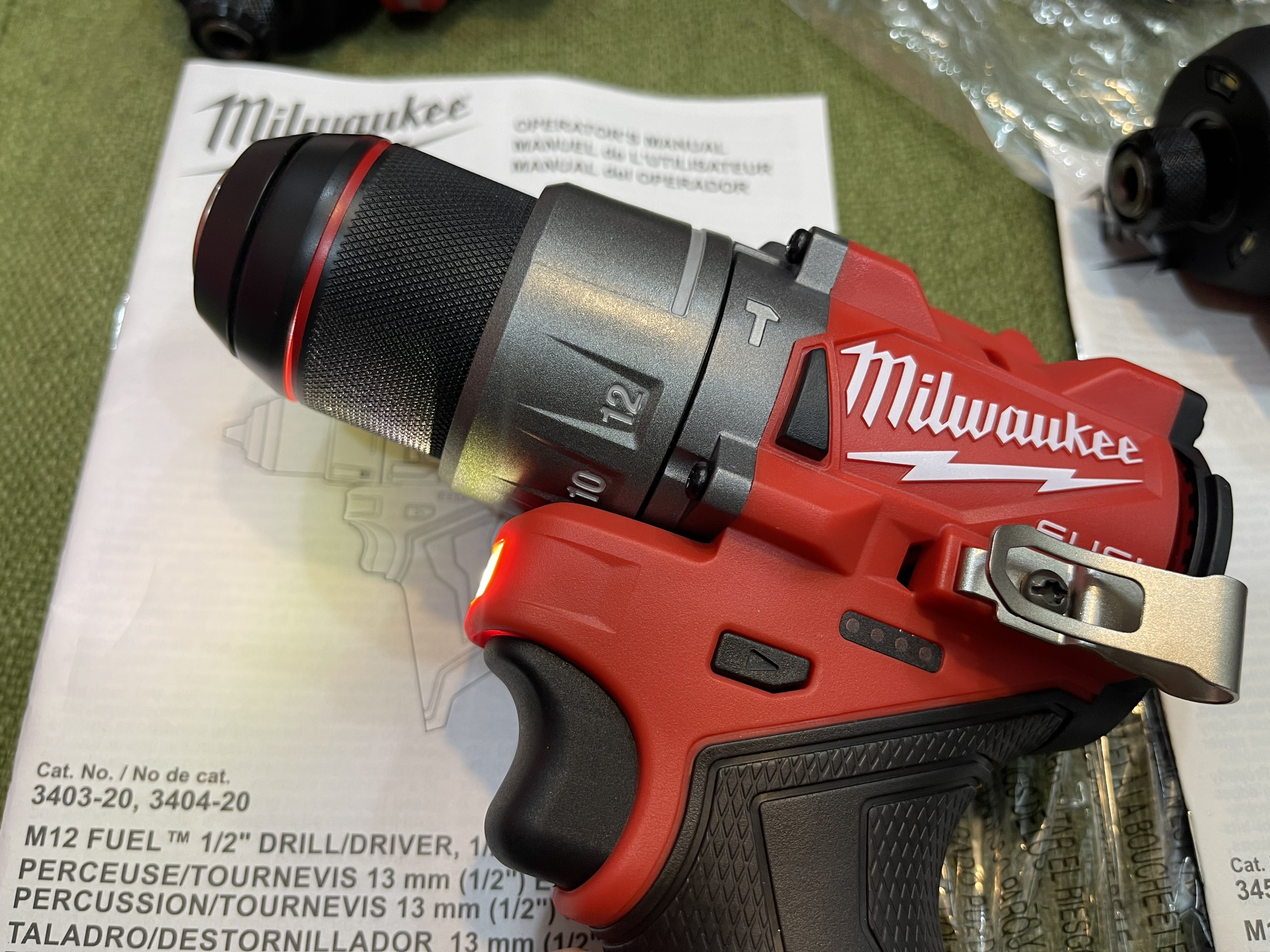 Máy khoan động lực pin 12v milwaukee m12 fpd2-0x milwaukee 3404