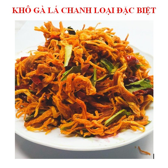 1.kg khô gà lá chanh loại 1- đồ ăn vặt thơm ngon