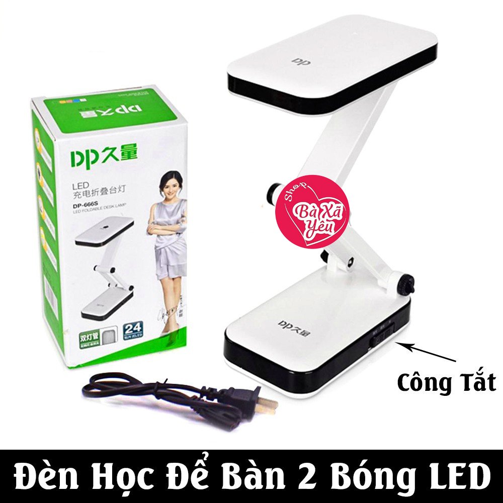 Đèn bàn học bài chống cận bóng led - gấp gọn tiện lợi dp-666s