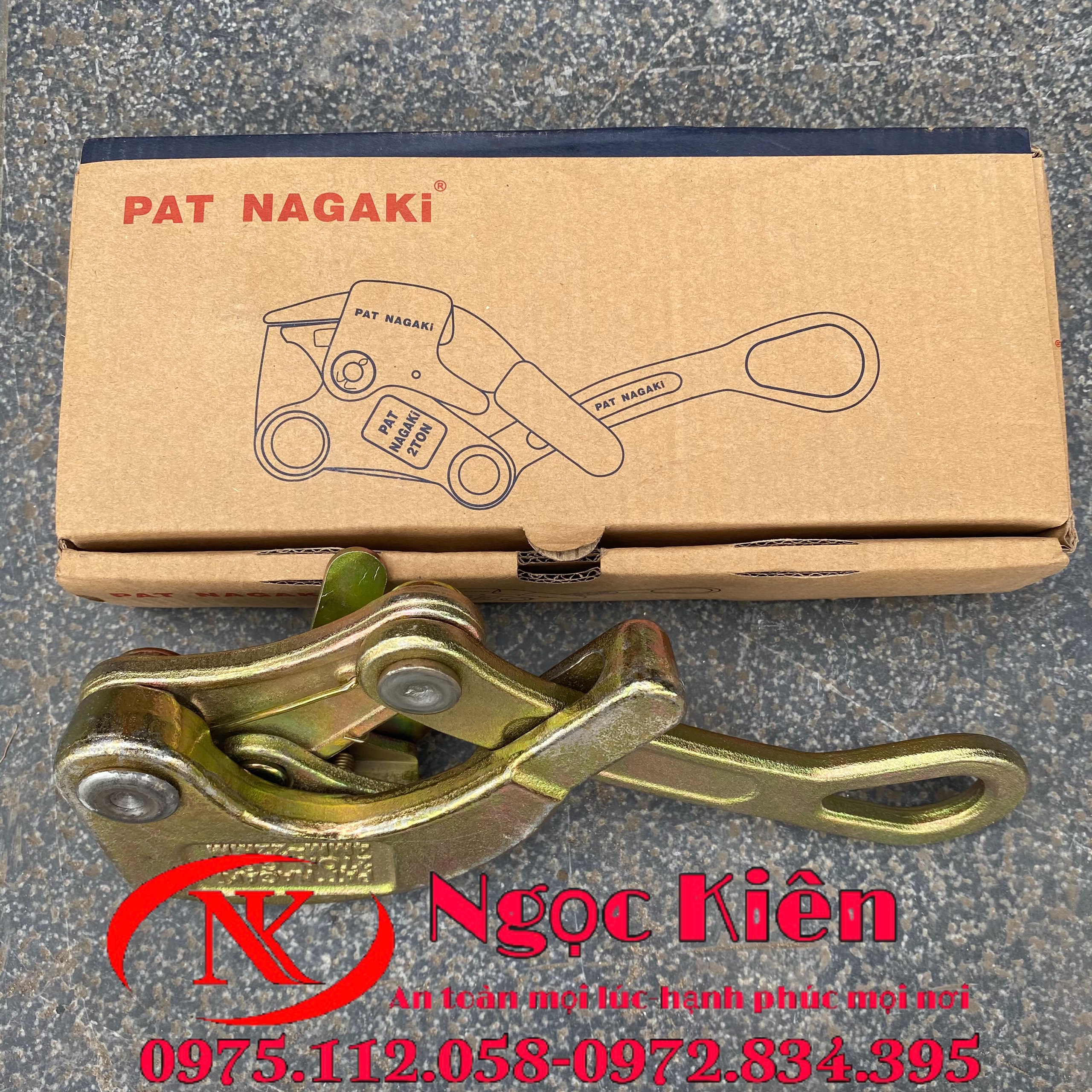 Cóc kẹp cáp 1 TẤN NGK (Cóc ngậm cáp)