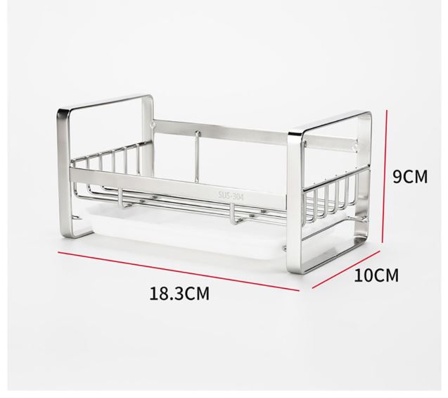 kệ rổ đựng dụng cụ rửa chén bát inox 304