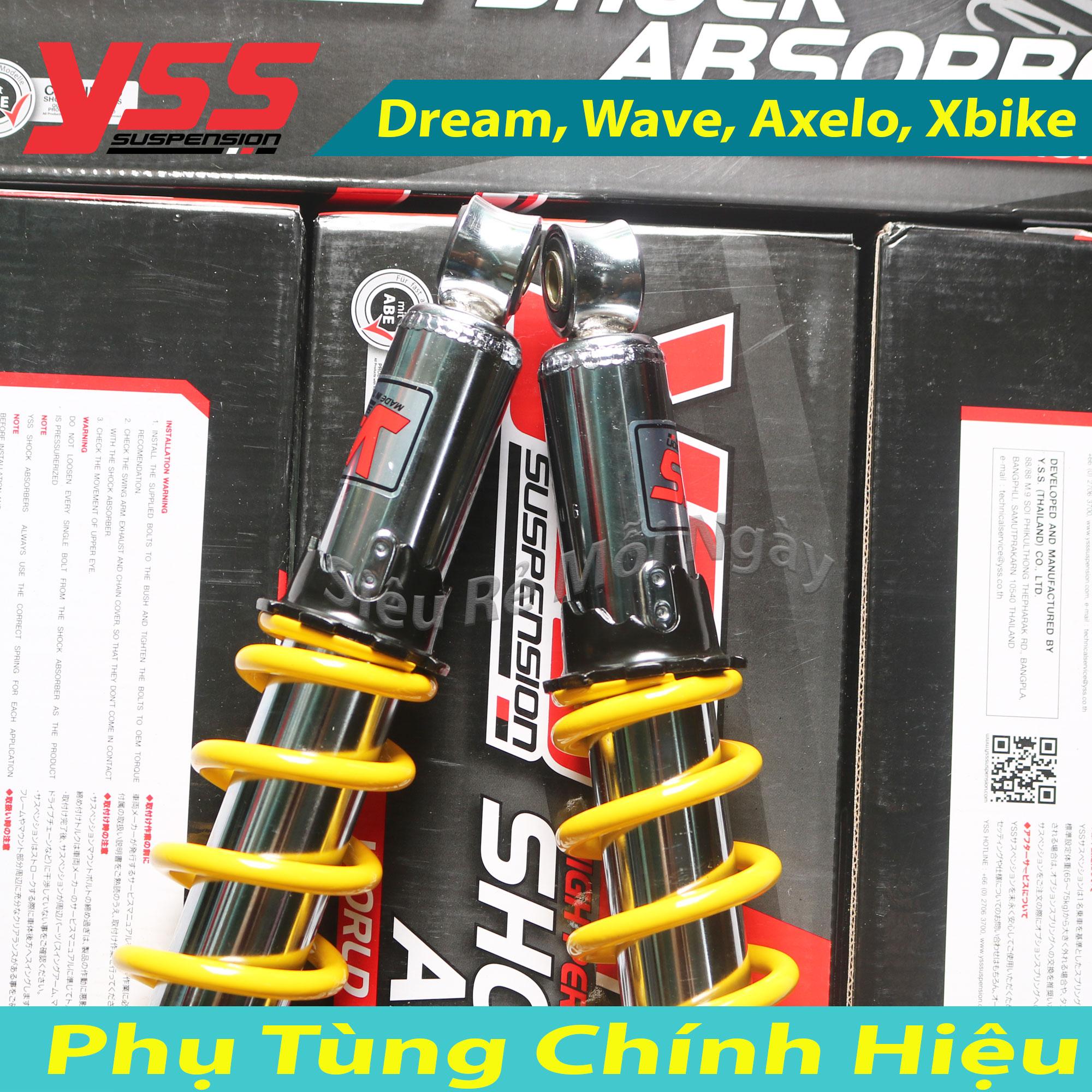 [HCM]Phuộc YSS Nice Crom Vàng Honda Dream Wave Axelo Xbike Thái Lan