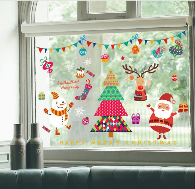 [HCM]Decal trang trí tường Noel- HAPPY CHRISTMAS