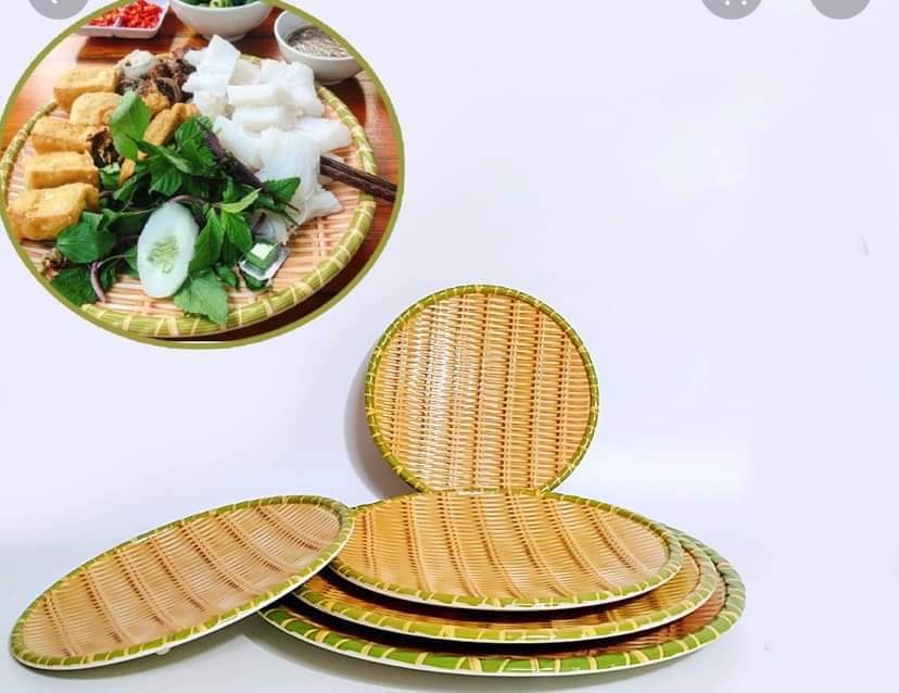 Combo set 3 mẹt nhựa giả gỗ cao cấp đủ size