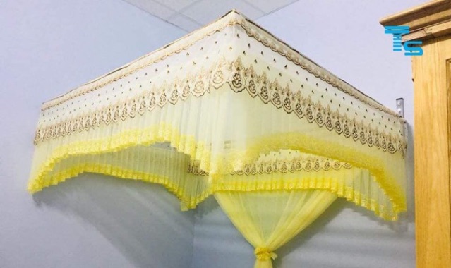 (CHỈ CÓ MÀN CHƯA CÓ KHUNG) Màn khung vuông ren Lạnh(gồm đỉnh màn về phần thân màn) - NHIỀU MÀU LỰA CHỌN