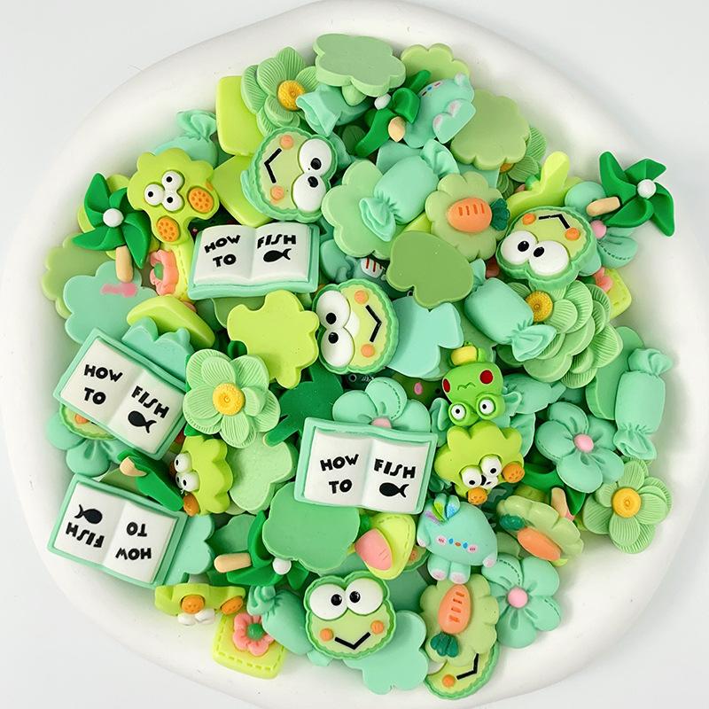 SET 10 CHARMS TRANG TRÍ DIY, TOPLOADER, DECOR