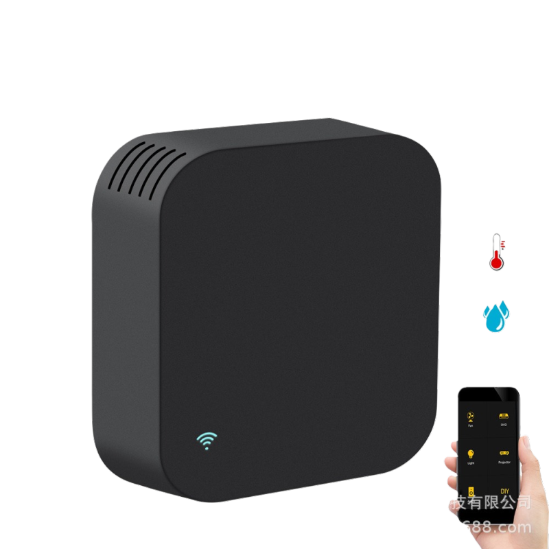 Bộ điều khiển hồng ngoại thông minh Tuya Smart Life IR 901-e kết nối wifi, S60 Pro + cảm biến nhiệt độ độ ẩm, IR 901 + RF433 - iohome