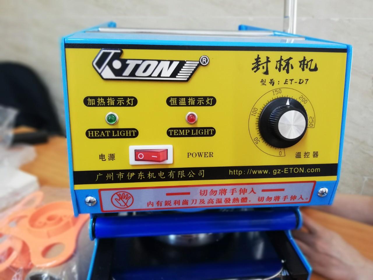 MÁY ÉP LY TRÀ SỮA ETON - D7