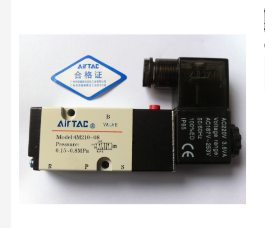 Van điện từ airtac , van khí nén airtac 4m210-08 24vdc , 220vac