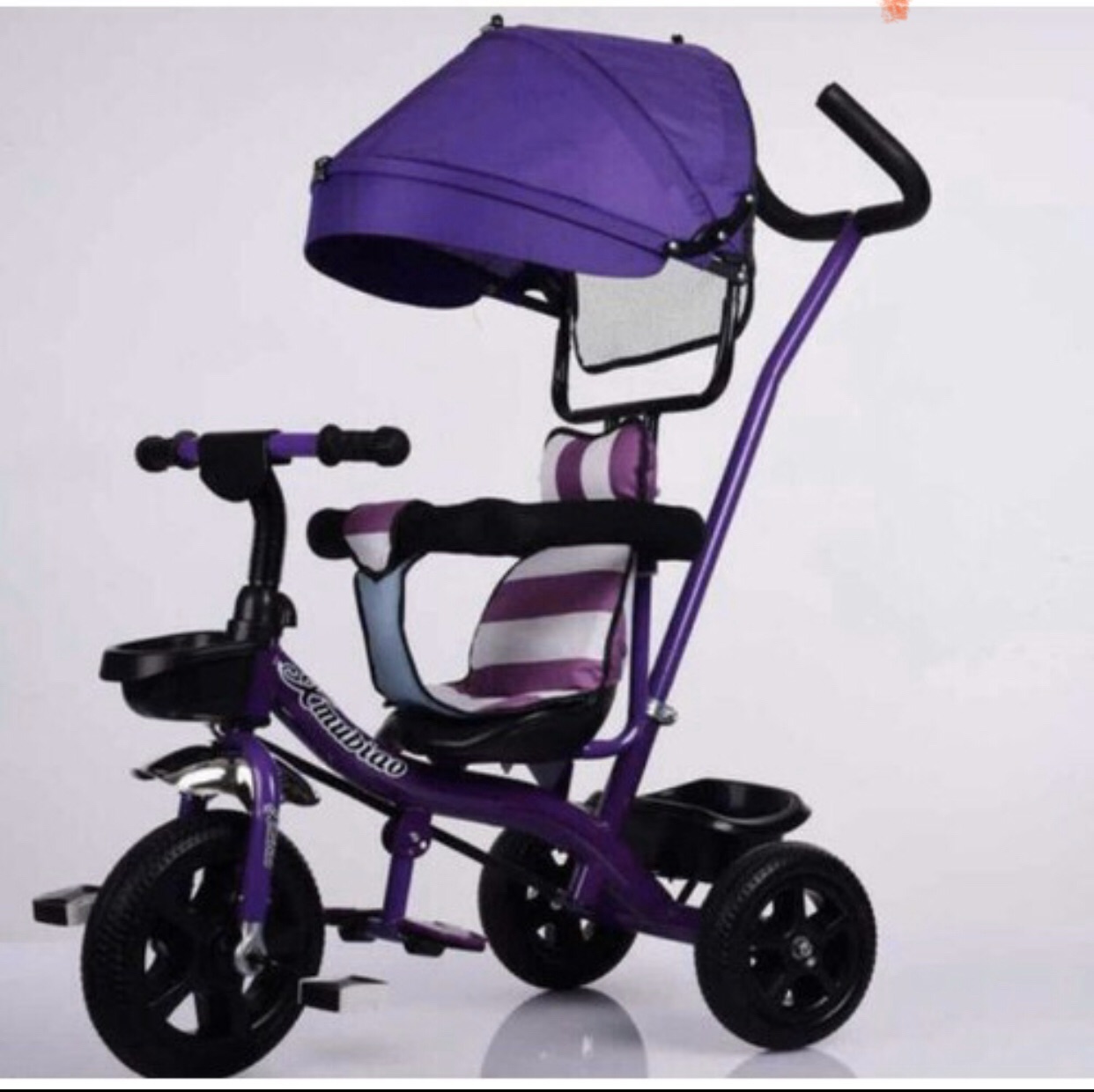 Xe đẩy 3 Bánh có mái che cao cấp