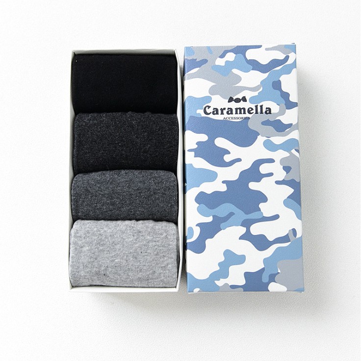 [Set Caramella cổ dài] - Vớ Nam - Vớ trơn cổ dài - Tất đẹp