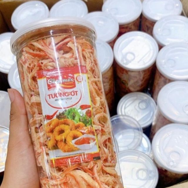 Sỉ=Lẻ Khô Mực Xé Hấp Nước Dừa 300Gr