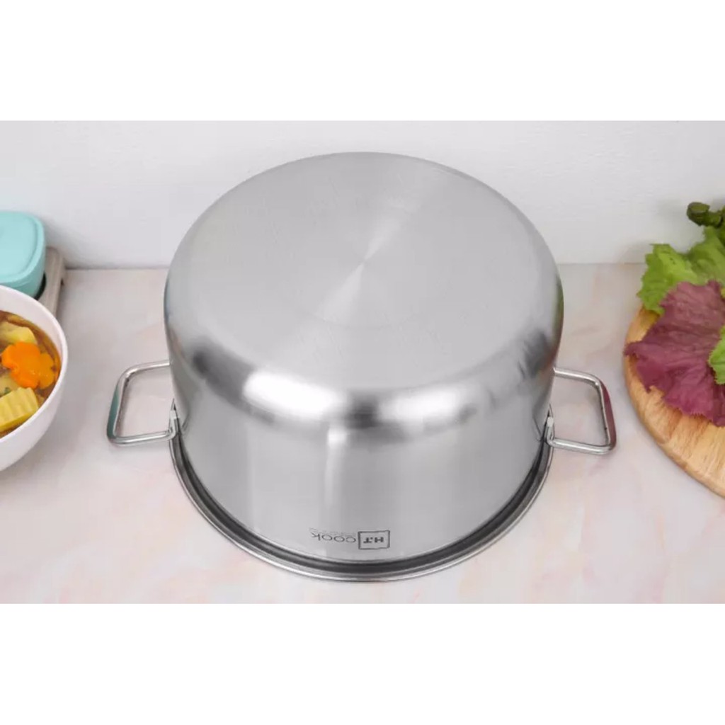 Nồi inox Nắp Inox 26cm HT Cook