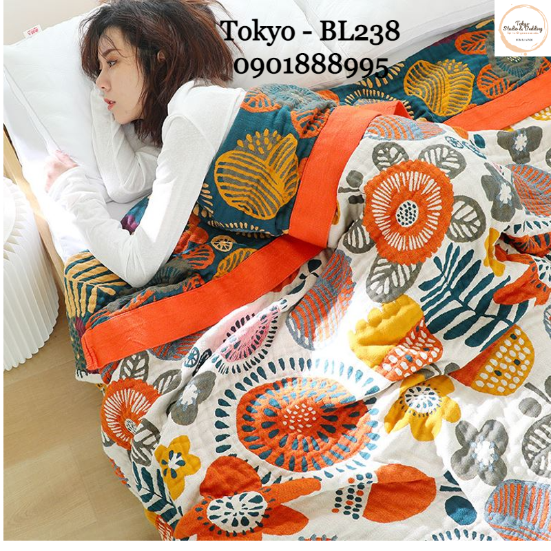 A28_Chăn Xô Organic Cotton Dòng Cao Cấp