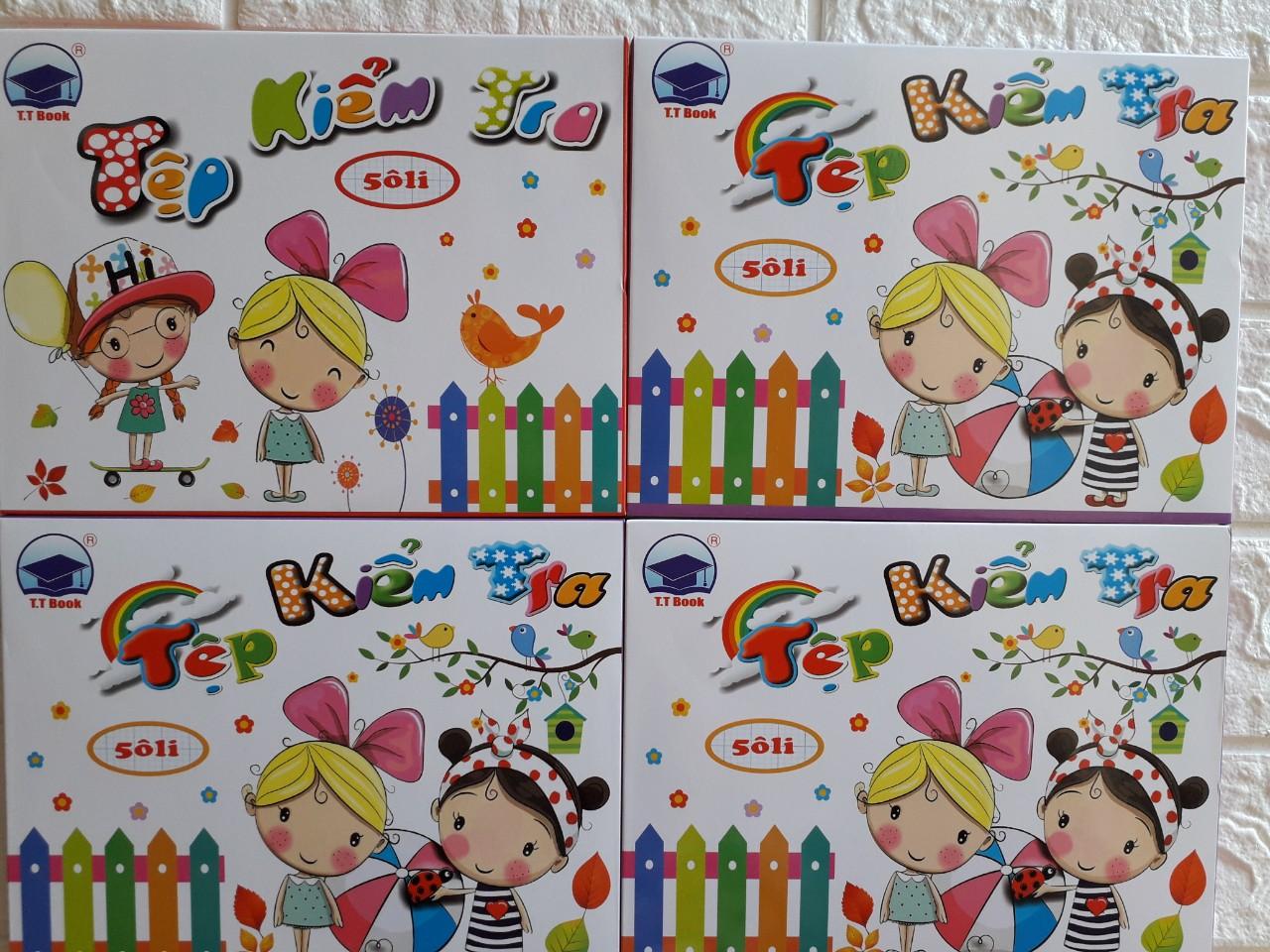 Combo 2 Xấp giấy kiểm tra 5 ô ly