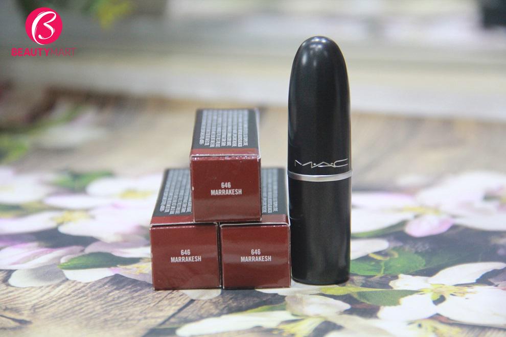 Son MAC 646 Marrakesh màu đỏ gạch