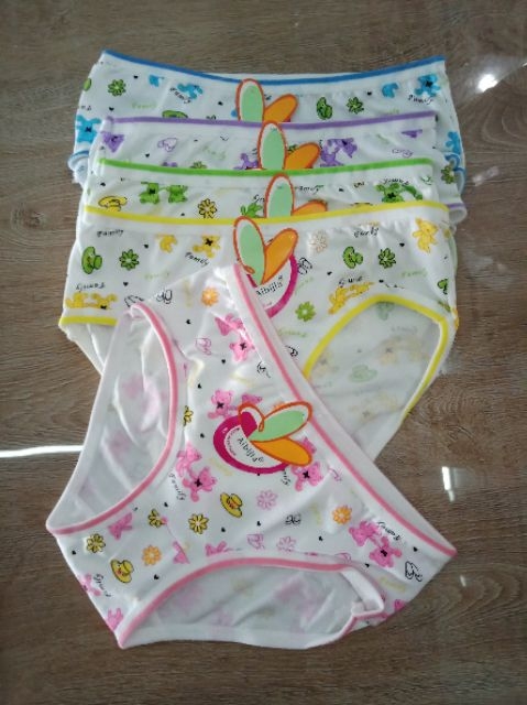 Bán sỉ 10 quần chip tam giác gấu cho bé gái