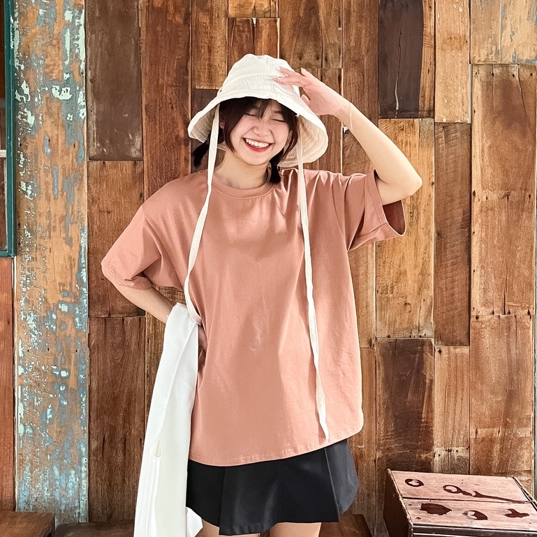 Áo thun unisex cổ tròn tay ngắn Basic 180 Miều Est.2013