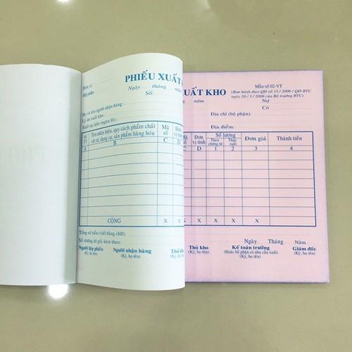 Combo 10 cuốn Phiếu xuất kho 2 liên - 16 x 20cm