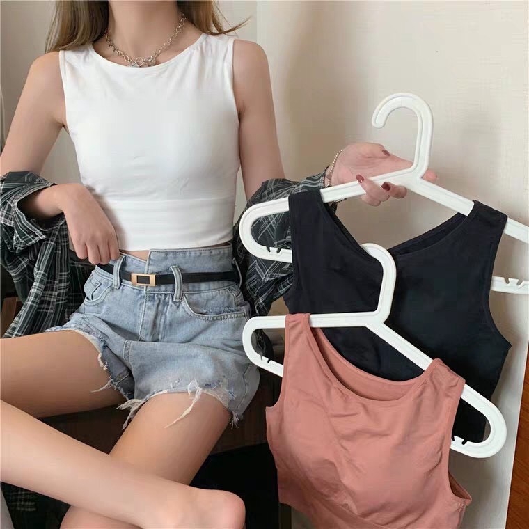 - Áo Bra Cotton Croptop 20200 Siêu Hót
