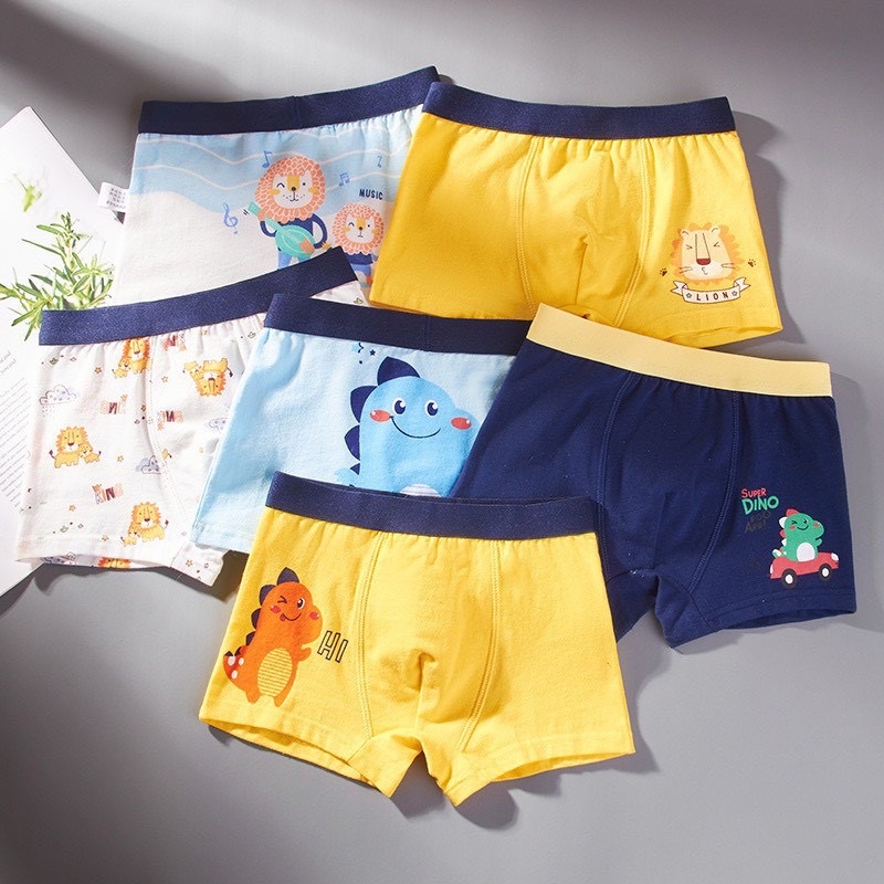 Quần lót bé trai HIKITO combo 6 quần